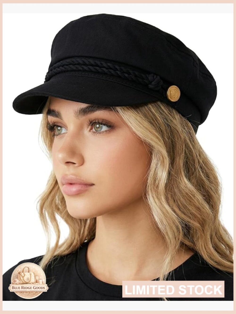 Newsboy Hat for Women Greek Fisherman Cap Classic Baker Boy Ladies Caps